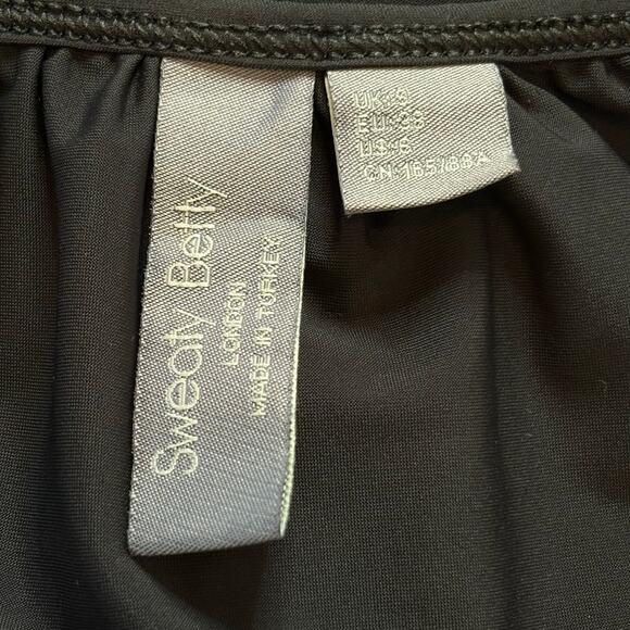 Sweaty Betty Explorer Black Maxi Dress Cord Belt Size Small - Picture 4 of 5